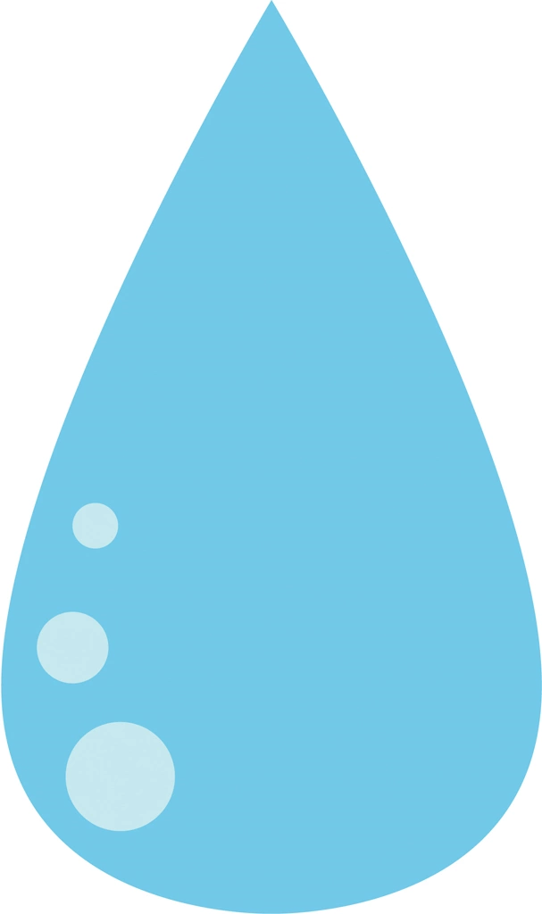 水滴のイラストとベクター | シンプル