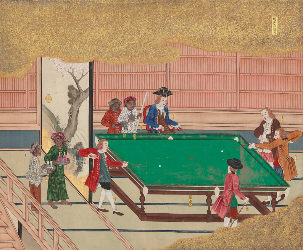 「蛮館図 射玉為賭図」 無款 （1797年頃） | 1
