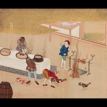 「蛮館図 蛮厨調味図」 無款 （1797年頃）