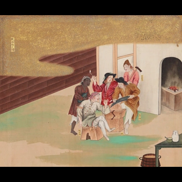 「蛮館図 鍛冶場之図」 無款 （1797年頃）