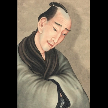 「町屋の男」 葛飾北斎 （1826年頃）
