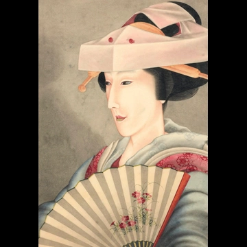 「武家の奥方」 葛飾北斎 （1826年頃）