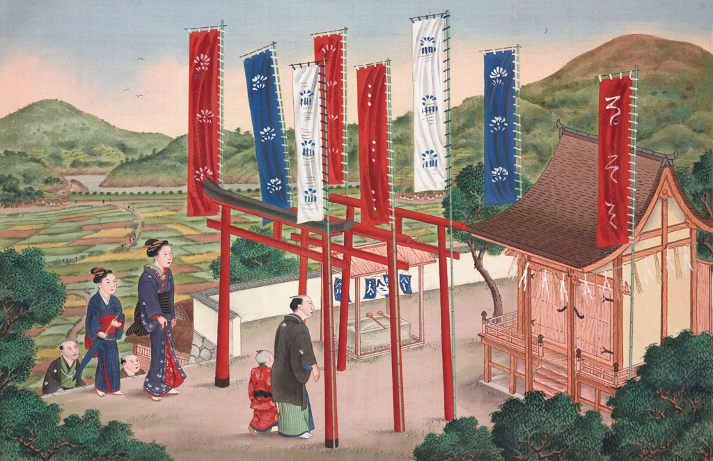「初午」 川原慶賀工房 （1809-1829年頃） | 1