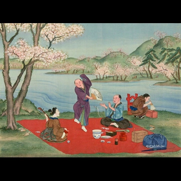 「花見」 川原慶賀工房 （1809-1829年頃）