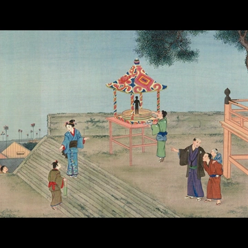 「花祭り」 川原慶賀工房 （1809-1829年頃）