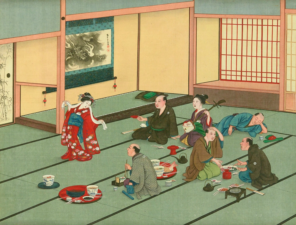 「宴会」 川原慶賀工房 （1809-1829年頃） | 1