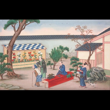 「菊見」 川原慶賀工房 （1809-1829年頃）