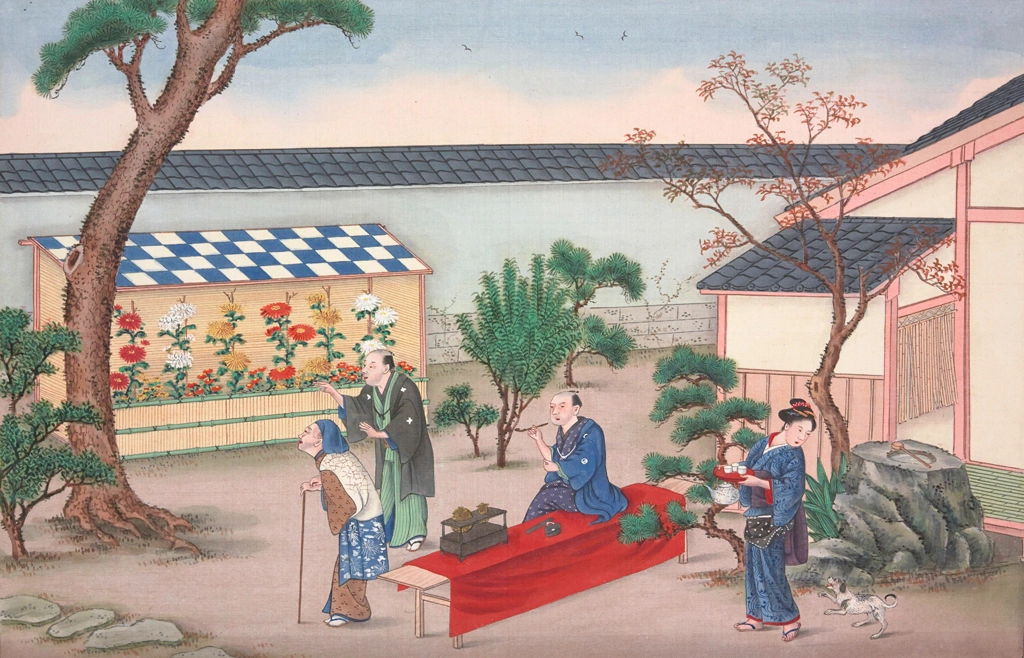 「菊見」 川原慶賀工房 （1809-1829年頃） | 1