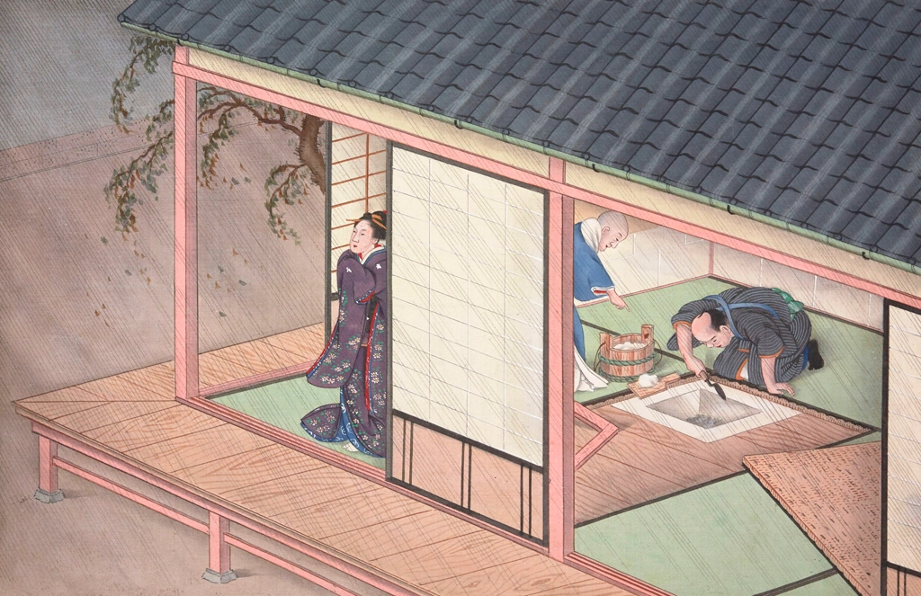「炉塗り」 川原慶賀工房 （1809-1829年頃） | 1