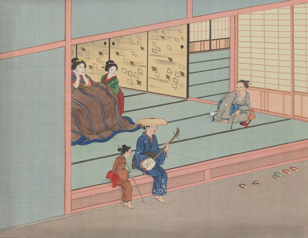 「瞽女」 川原慶賀工房 （1809-1829年頃） | 1