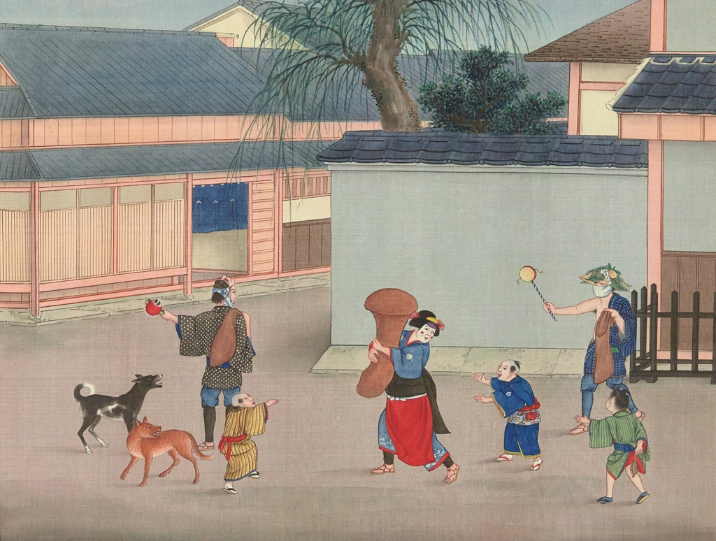 「節季候」 川原慶賀工房 （1809-1829年頃） | 1