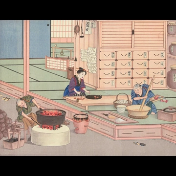 「御菓子所」 川原慶賀工房 （1809-1829年頃）