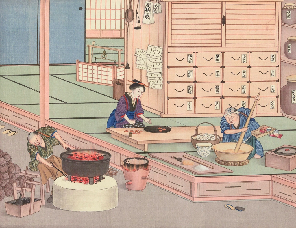 「御菓子所」 川原慶賀工房 （1809-1829年頃） | 1