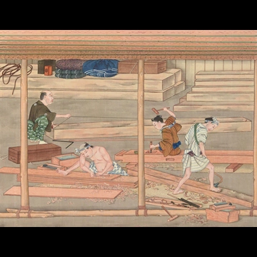 「家大工」 川原慶賀工房 （1809-1829年頃）