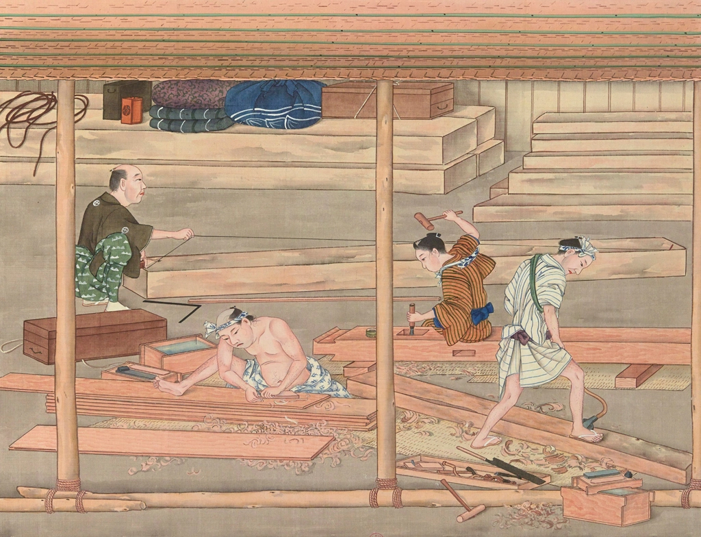 「家大工」 川原慶賀工房 （1809-1829年頃） | 1