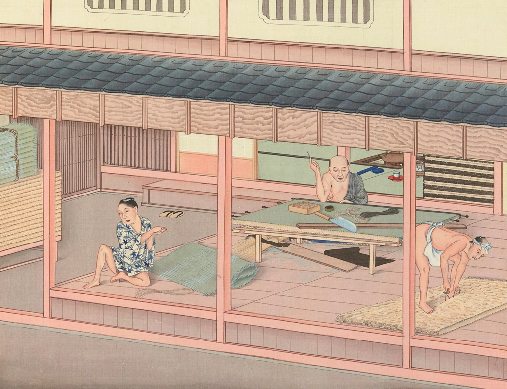「畳屋」 川原慶賀工房 （1809-1829年頃） | 1