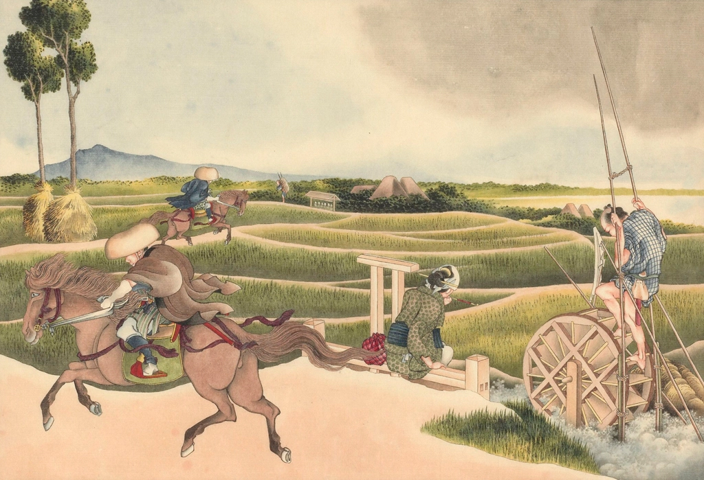 「武士の乗馬」 葛飾北斎 （1826年頃） | 1