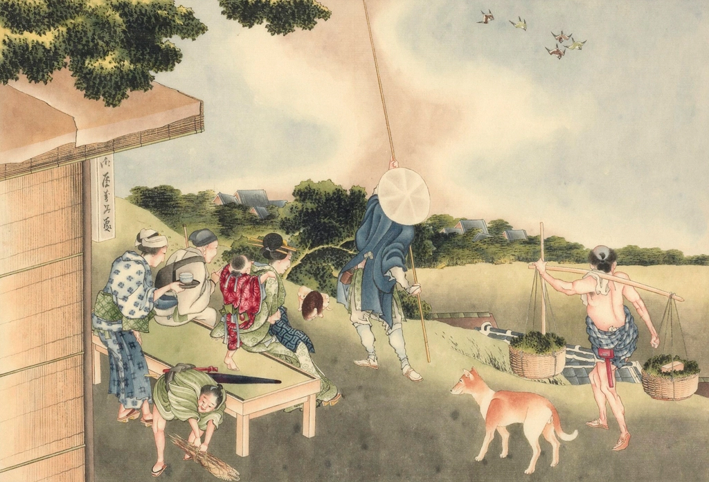 「茶店と往来」 葛飾北斎 （1826年頃） | 1