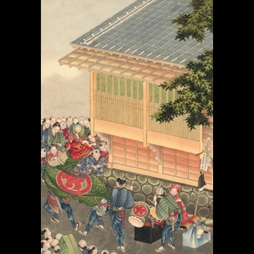 「大神楽」 葛飾北斎 （1826年頃）