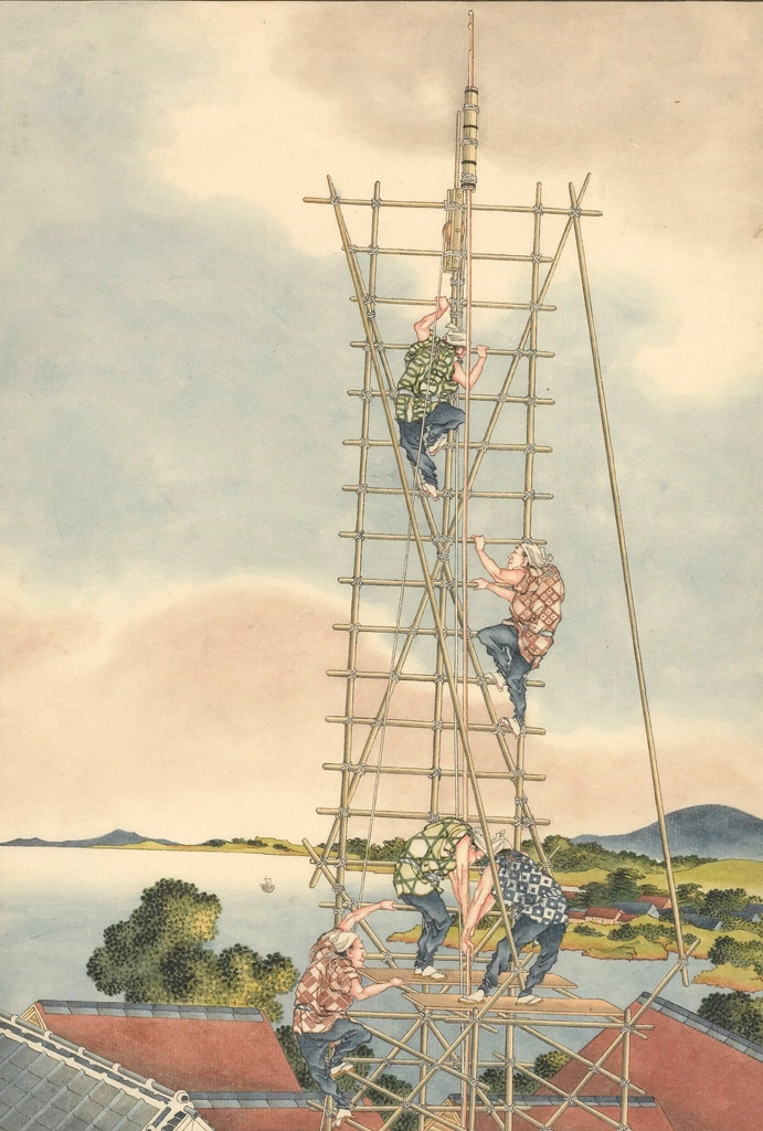 「井戸掘り」 葛飾北斎 （1826年頃） | 1