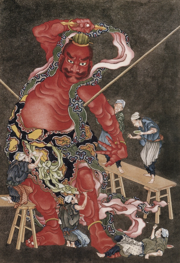 「仏師」 葛飾北斎 （1826年頃） | 秘蔵浮世絵大観 8 パリ国立図書館より