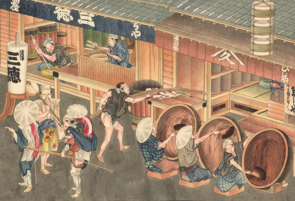 「漆屋・ろうそく屋」 葛飾北斎 （1826年頃） | 1