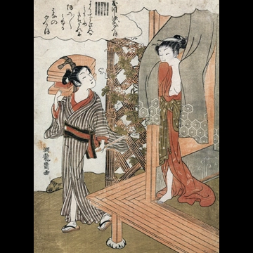 「やつし源氏 夕がほ」 礒田湖龍斎 （1772-81年）