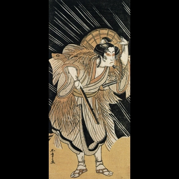「初代瀬川雄次郎の勘平」 勝川春章 （1777年）