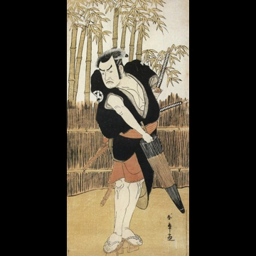「初代大谷友右衛門の浪人」 勝川春章 （1772-81年）